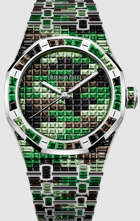 Review 15514BC.YY.1284BC.02 Audemars Piguet Royal Oak Self-Winding 41 Green Camouflage replica watch